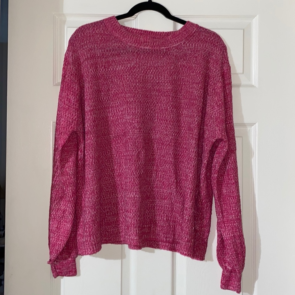 women’s hot pink sweater